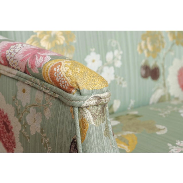 Early 20th Century George III Style Upholstered Arm Chair For Sale - Image 5 of 8