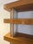 Brown Custom Built Bamboo Wood Book Shelf With Led Lighting For Sale - Image 8 of 14