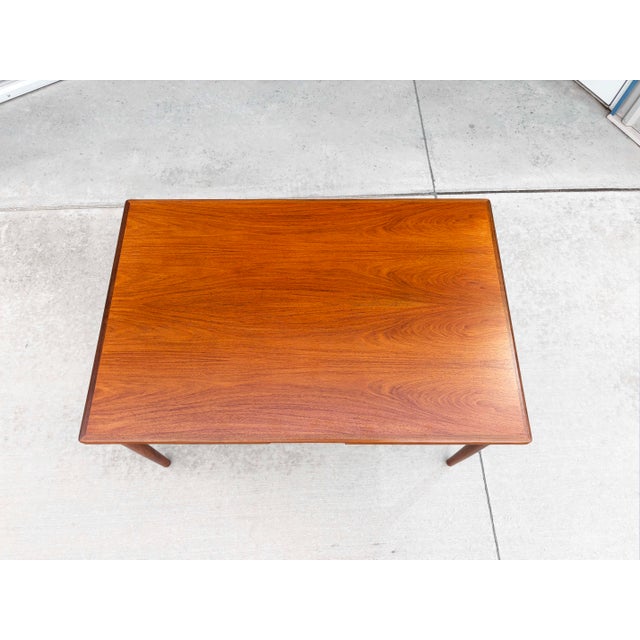 1960s Danish Modern Teak Extendable Dining Table by Am Mobler (Refinished) For Sale - Image 13 of 14