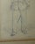 19th Century 1830 French Military Portrait of Man in Uniform Armed Drawing Sketch For Sale - Image 5 of 9