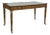 English Regency Style Tolled Leather and Walnut Writing Desk Table For Sale