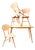 Mid-Century Modern Dining Set with Formica Table and Four Chairs, 1950s, Set of 5 For Sale