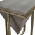 Contemporary Geometric Shagreen Accent Table For Sale - Image 3 of 5