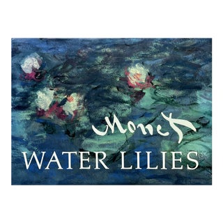 'Monet Water Lilies" Oversized Coffee Table Book-1998 For Sale