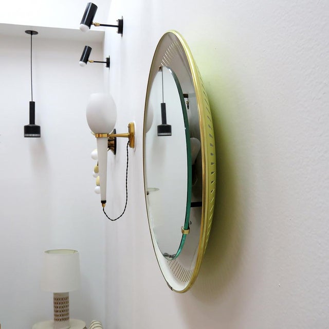 1960s German Lighted Mirror by Hillebrand, 1960 For Sale - Image 5 of 10