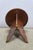 Wood Vintage Anglo Indian Carved Folding Pedestal Table Plant Stand 16" For Sale - Image 7 of 14