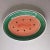 Ceramic 1980s Roma Inc. Hand-Painted Watermelon Oval Serving Platter, Italy For Sale - Image 7 of 7