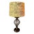 Spiral Metal Base Table Lamp For Sale