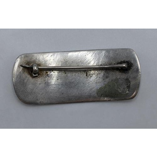 Silver Concert Brooch by Mirko Basaldella, 1950s For Sale - Image 3 of 5