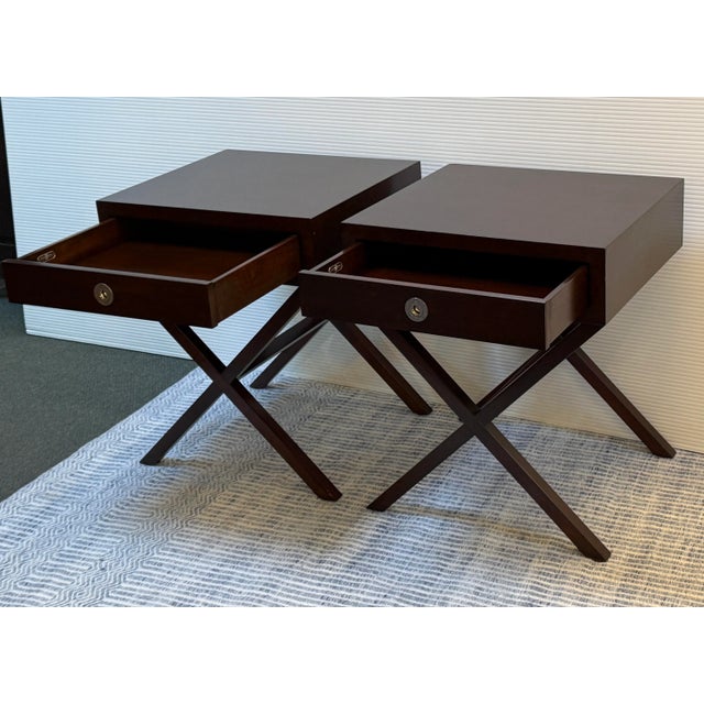 Traditional Williams-Sonoma Home Hudson Nightstands, Pair For Sale - Image 3 of 13