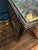 Black 1980s Black Painted Rattan Console Table or Desk With Glass Top Inserts For Sale - Image 8 of 9