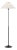 Amber Lewis by Visual Comfort Signature Soren 53" Floor Lamp in Bronze with Silk Pleated Shade For Sale
