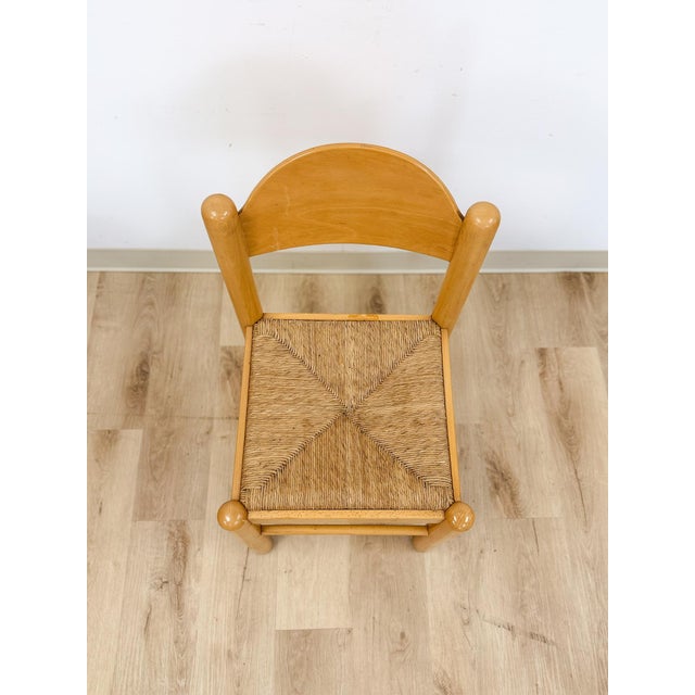 Hank Lowenstein Style MCM Blonde Dining Chair Vintage Mid-Century Modern Arched Back For Sale In Tampa - Image 6 of 11