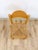 Hank Lowenstein Style MCM Blonde Dining Chair Vintage Mid-Century Modern Arched Back For Sale In Tampa - Image 6 of 11