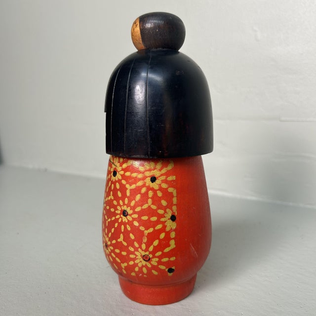 1970s Sōsaku Kokeshi by Kazuo Takamizawa, 1970s For Sale - Image 5 of 9