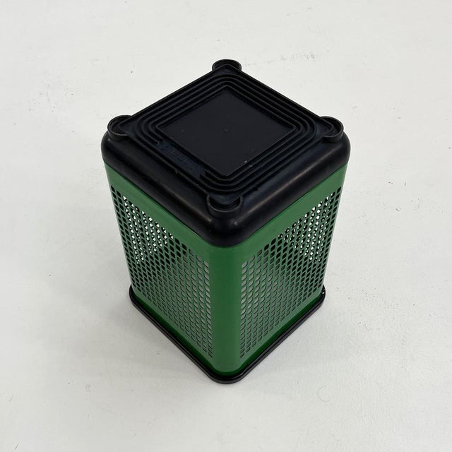 Green Perforated Bin from Neolt, 1980s For Sale - Image 5 of 7