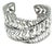 1990s John Hardy Estate Cuff Bangle 7.5" Sterling Silver For Sale