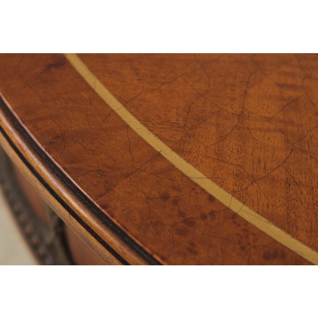 John Widdicomb Vintage Neoclassical Occasional Table For Sale - Image 13 of 16