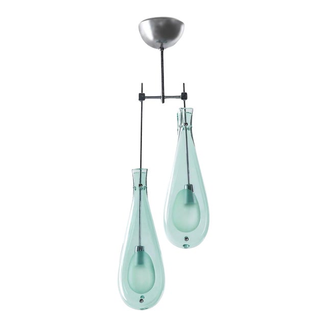 Vintage Italian Pendant by Max Ingrand for Fontana Arte, 1960's For Sale