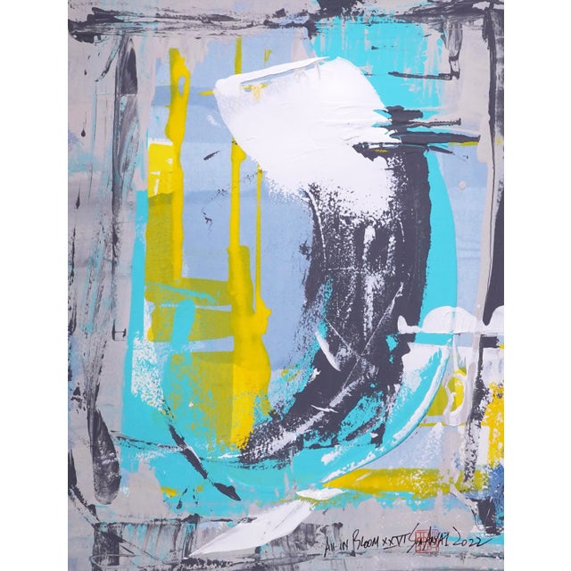 ALL IN BLOOM: This bold, brushstroke hand-cut parchment works great as an abstract statement piece everywhere from...