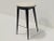 White Stool in Leather For Sale - Image 9 of 12