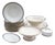 Antique English Earthenware Dinner Service, 1920s, Set of 24 For Sale