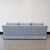 Contemporary Late 20th Century Fluted Tuxedo Sofa With Pleated Skirt For Sale - Image 3 of 3