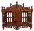 Antique Cherry Carved Provençal Bread Pannetière Shelf For Sale