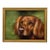 David Coalburn Original Oil Painting Golden Retriever Portrait “Eyes of Christy” For Sale