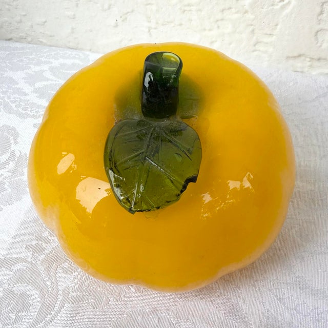 Glass Vintage Morano Style Hand Blown Glass Vegetables - Set of 3 For Sale - Image 7 of 7