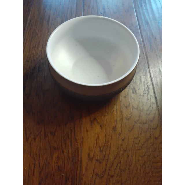 1980s Denby Ceramic Sgraffito Glaze Bowl Made in England For Sale In Dallas - Image 6 of 6