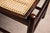Brazilian Rosewood and Cane Four Seat Bench With Ivory Boucle Cushions, Brazil, 1960s For Sale - Image 9 of 13