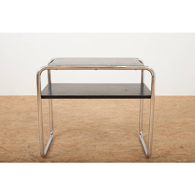 Bauhaus Model B12 Shelf in Chrome-Plated Tubular Steel by Marcel Breuer, 1928 For Sale - Image 3 of 15