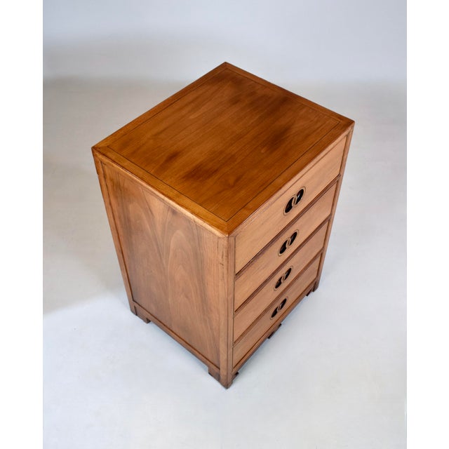 Chestnut 1960s Michael Taylor for Baker Far East Chests of Drawers For Sale - Image 8 of 12