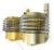 1960s 1960s Swedish Brass and Glass Wall Sconces by Hans-Agne Jakobsson - A Pair For Sale - Image 5 of 11