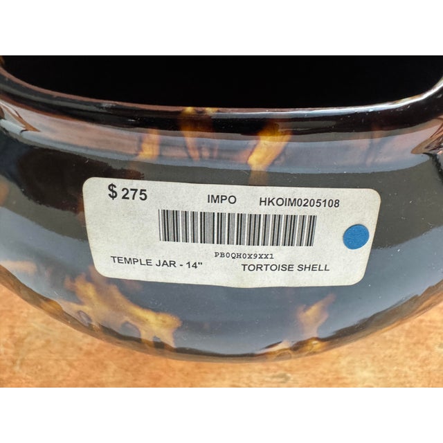 Martino Interiors Glazed Ceramic Temple Jar For Sale - Image 11 of 12