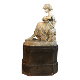 Large Wood & Plaster Cast by Luigi Legnani, 1881 For Sale