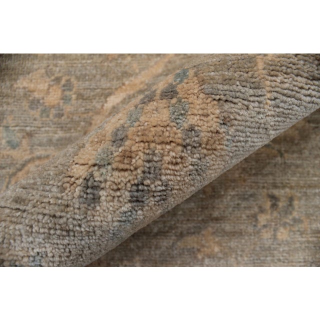 Textile Boho Chic Ziegler Grey/Beige Wool Runner Rug- 2'5'' X 9'8'' For Sale - Image 7 of 10