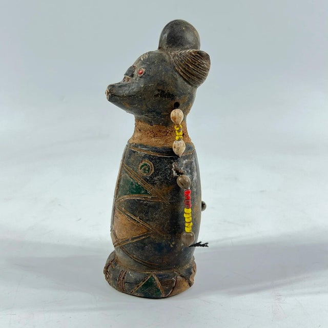 Early 20th Century Tikar Clay House God 7inch Cameroon For Sale - Image 4 of 6