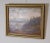 Traditional Mountain Valley Scene Framed Oil Painting On Board - Artist's Signature Illegible For Sale - Image 3 of 13