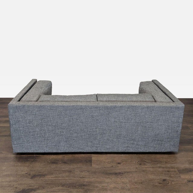 Textile Cb2 Bolla Modern Grey 3-Seat Sofa For Sale - Image 7 of 10