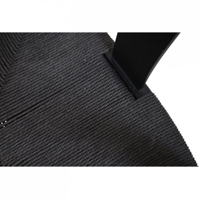 CH24 Wishbone Chairs in Black Lacquered Oak from Hans Wegner, 2000s, Set of 4 For Sale - Image 11 of 18