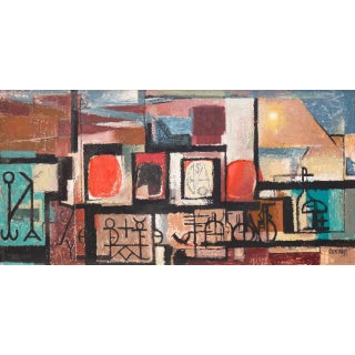 'Geometric Interior' by Jon Cornin, 1957 For Sale