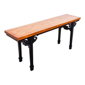Michael Taylor for Baker Expandable Lacquered Console Table, Far East Collection
