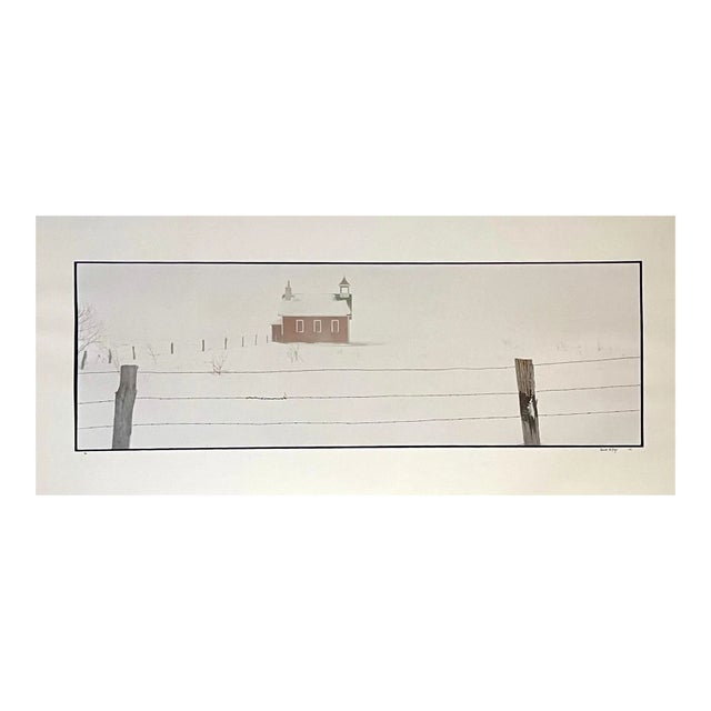 Maxwell Mackenzie Architecture, Winter Landscape, Large Panoramic Color Photograph Signed Photo, 1993 For Sale