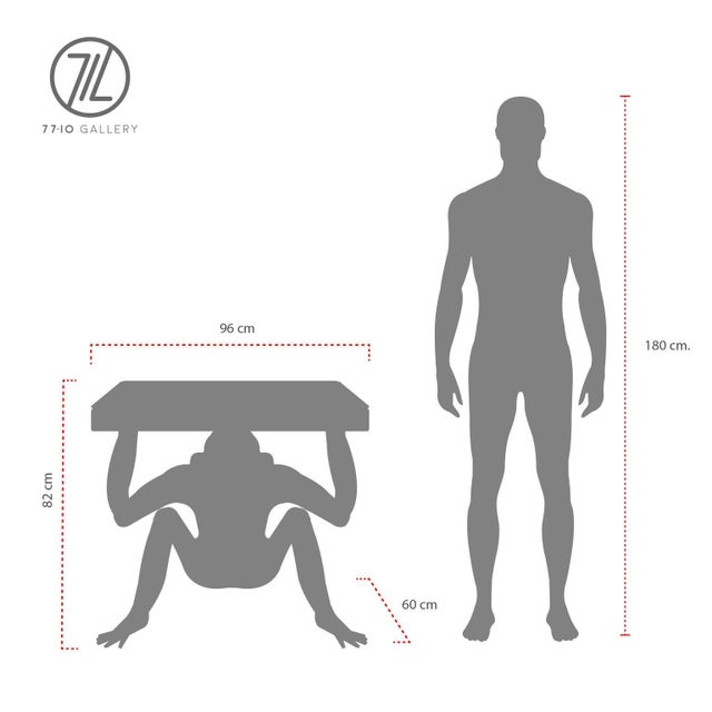 1970s Vintage Mario Lopez Torres Monkey Console For Sale - Image 5 of 5