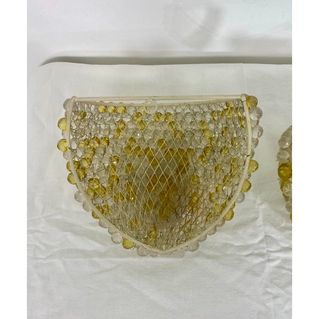 Yellow Vintage Wall Sconces, 1970s, Set of 2 For Sale - Image 8 of 18