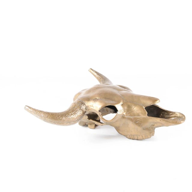 Vintage wall sculpture in golden metal