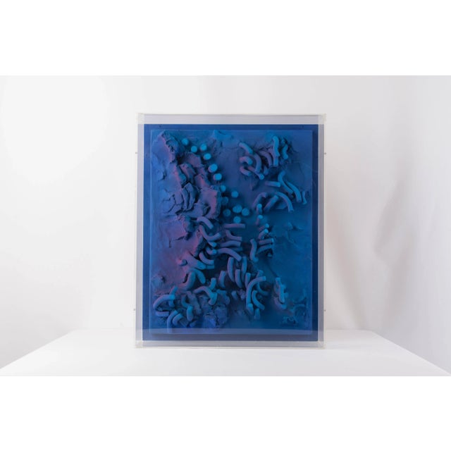 Wall Sculpture with Optical Art in Acrylic Glass by César Bailleux, 1980s For Sale - Image 6 of 8