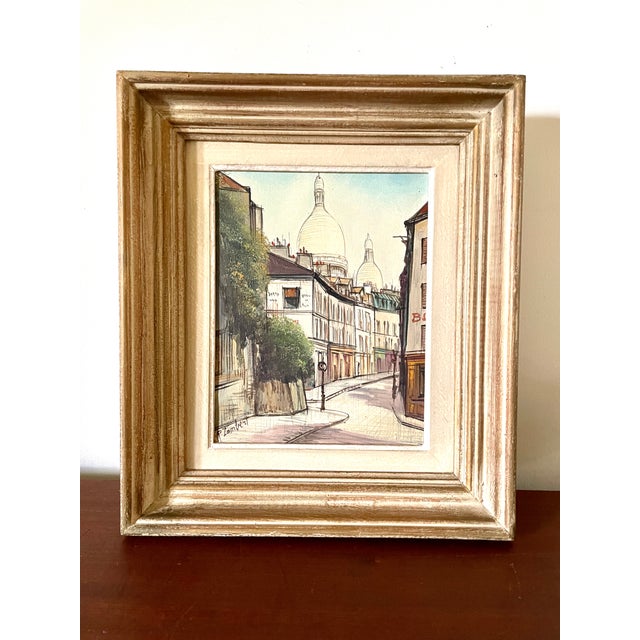 Paul Lambert, Montmartre in Paris, 20th Century, Oil on Canvas, Framed For Sale - Image 13 of 13